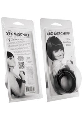 Sex & Mischief Nitrile Cock Ring - - Cock Rings