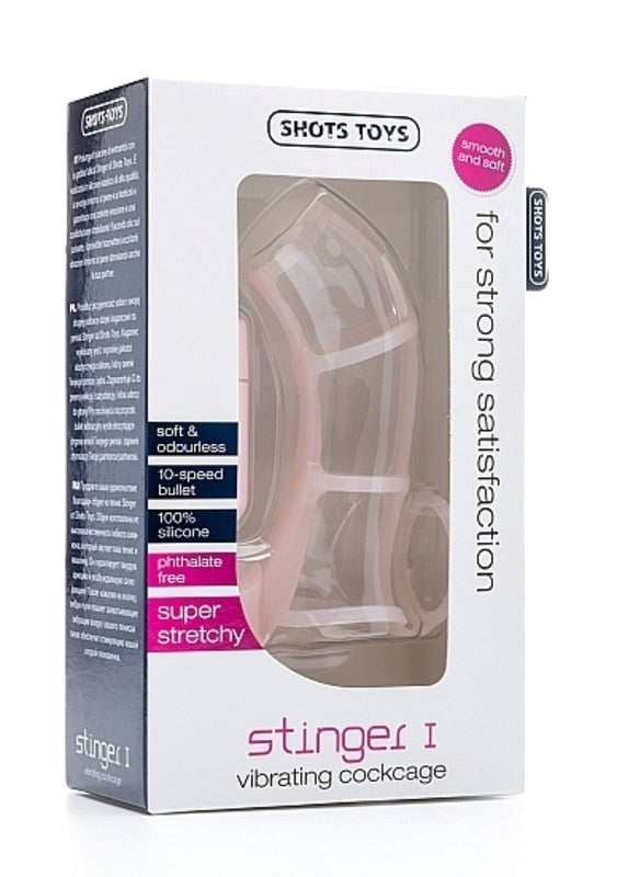 Shots Toys Stinger I Flesh - - Vibrating Cock Rings