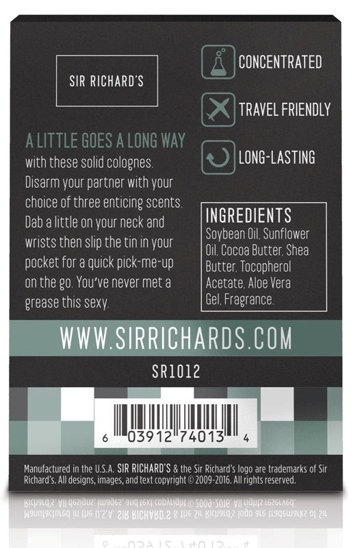 Sir Richards Slick Dicks Guy Grease Vigor Sex Pheromone - - Delay and Excite Sprays