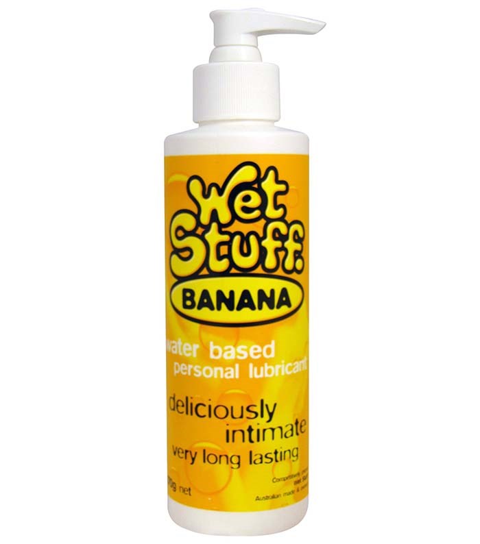 Wet Stuff Banana Lubricant - - Water Based Lubes