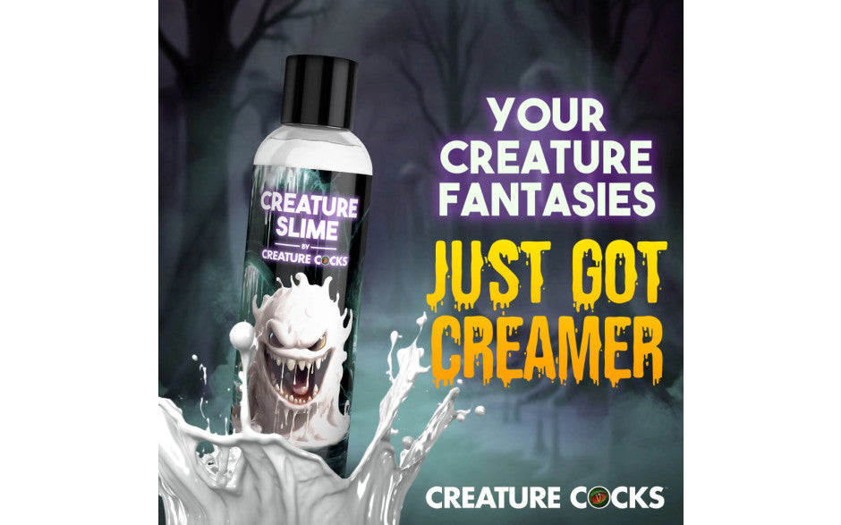 Creature Cocks Slime Cum Unscented Jizz Lubricant 8oz - Silicone Based Lubes