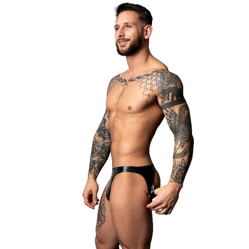Male Power Moonshine Jock Strap Black - S M - Jocks and G-Strings
