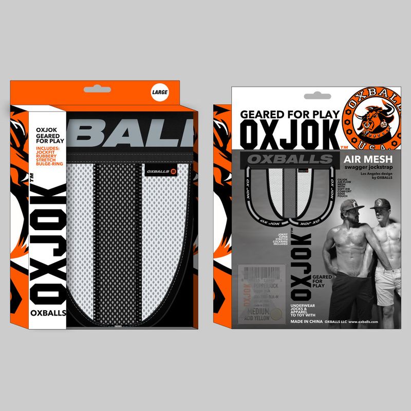 Oxballs Airmesh Swagger Mens Jockstrap Small - - Jocks and G-Strings