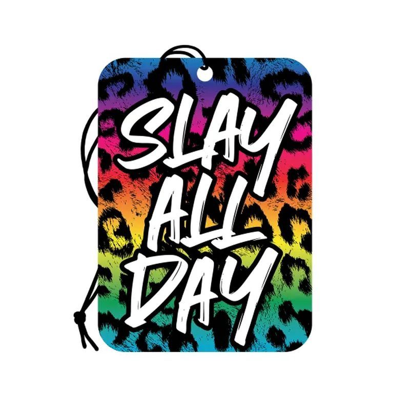 Wood Rocket Slay All Day Air Freshener - Rainbow - Party Gifts and Novelties