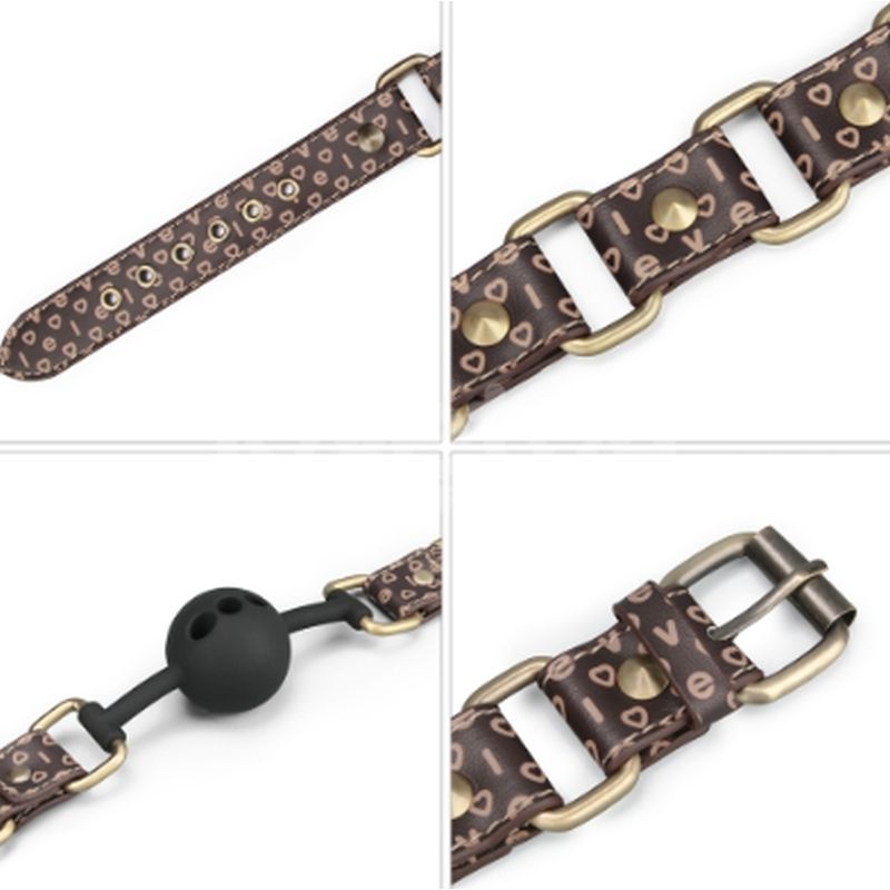 Lovetoy Rebellion Reign BDSM Play Ball Gag - - Bondage Gags and Bits