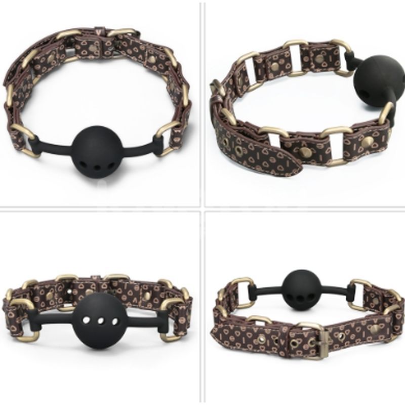 Lovetoy Rebellion Reign BDSM Play Ball Gag - - Bondage Gags and Bits