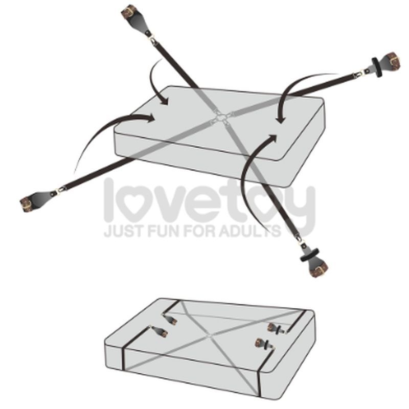 Lovetoy Rebellion Reign Under Mattress Restraint - Cuffs And Restraints