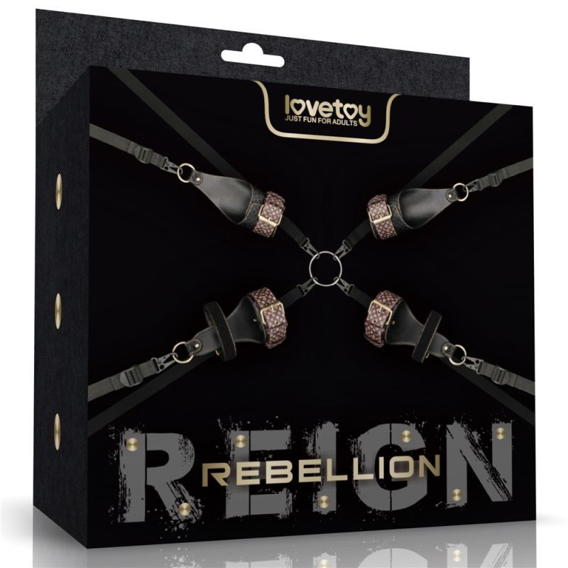 Lovetoy Rebellion Reign Under Mattress Restraint - Cuffs And Restraints