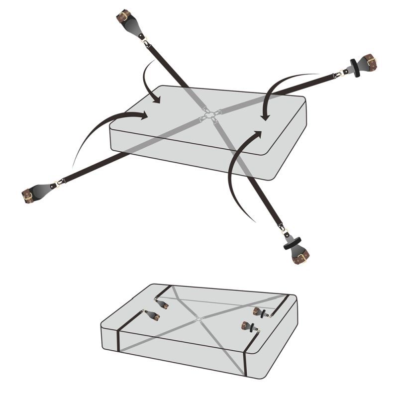 Lovetoy Rebellion Reign Under Mattress Restraint - Cuffs And Restraints