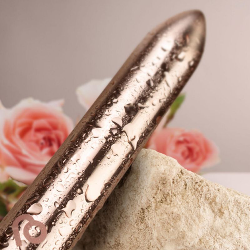 Rocks Off Golden Rose Rechargeable Bullet Vibrator - - Bullet Vibrators