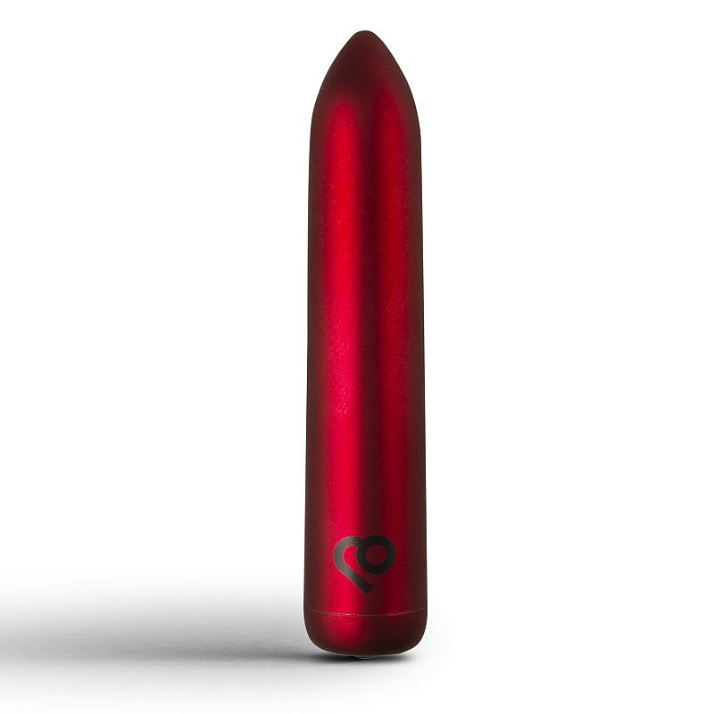 Rocks Off Poppy Red Rechargeable Bullet Vibrator - Red - Bullet Vibrators