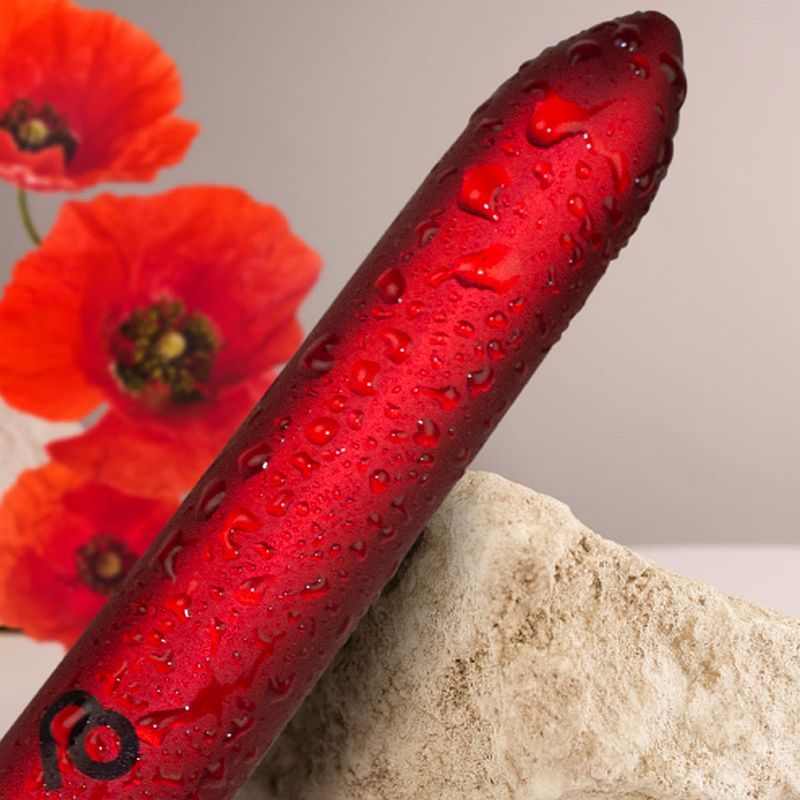 Rocks Off Poppy Red Rechargeable Bullet Vibrator - - Bullet Vibrators