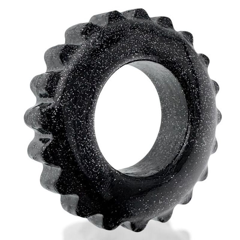 OxBalls Plushy Soft Comfort Fit Cock Ring - Black - Stretchy Cock Rings