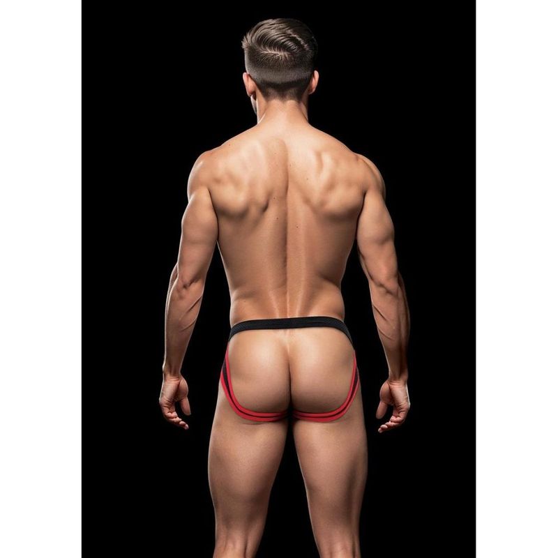 Envy Mens Mesh Breathable Sport Jockstrap Black - - Jocks and G-Strings