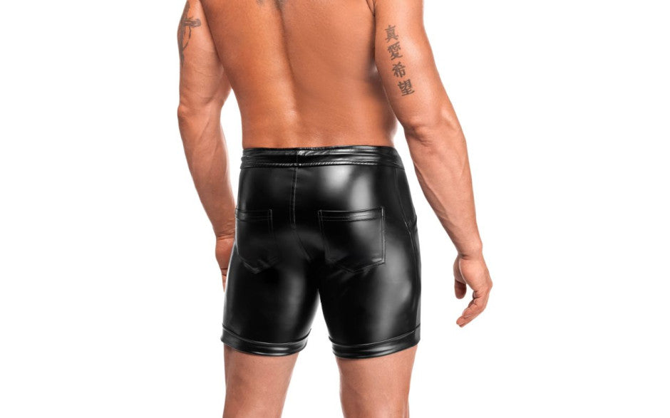 Noir Handmade Rogue Mens Sexy Shorts Black - - Mens Briefs And Boxers