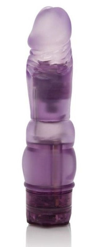 CalExotics Impulse 10 Function Softee Satin Vibrating Dong - G-Spot Vibrators