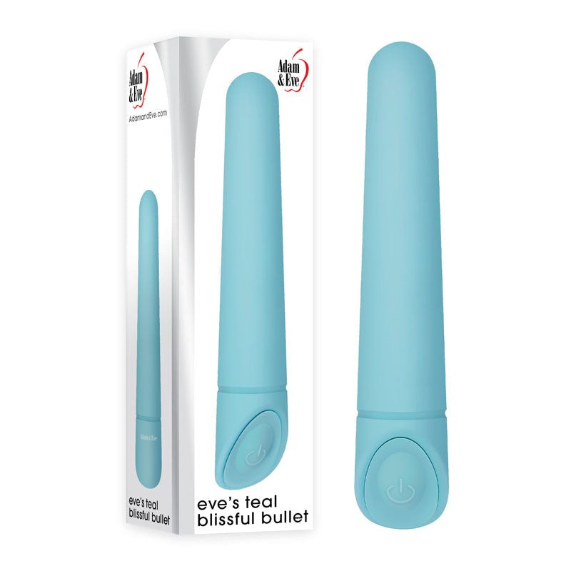 Adam & Eve Eve's Teal Blissful Bullet - - Bullet Vibrators