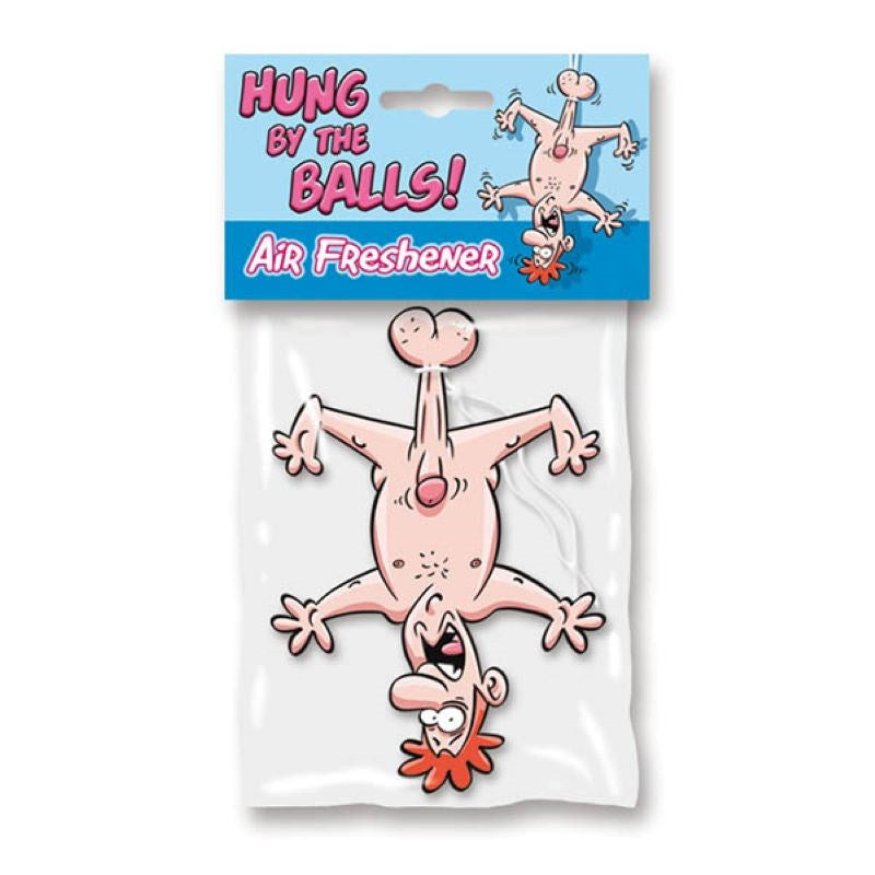 Air Freshener - Hung By The Balls - - Party Gifts and Novelties