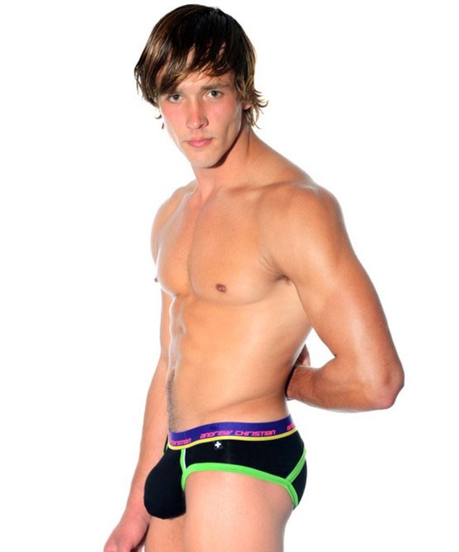 Almost Naked Eclipse Brief w/ Show-It Black - Jocks and G-Strings