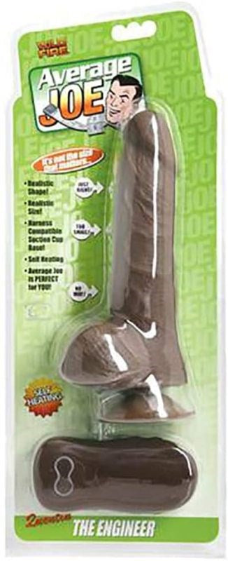Average Joe The Engineer Quentin Heating and Vibrating Dildo - - Realistic Dildos