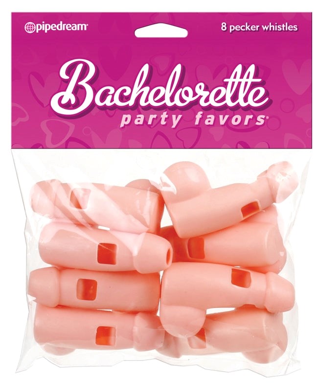 Pipedream Bachelorette Party Favors 8 Pack Pecker Whistles - - Sex Games, Coupons and Tricks