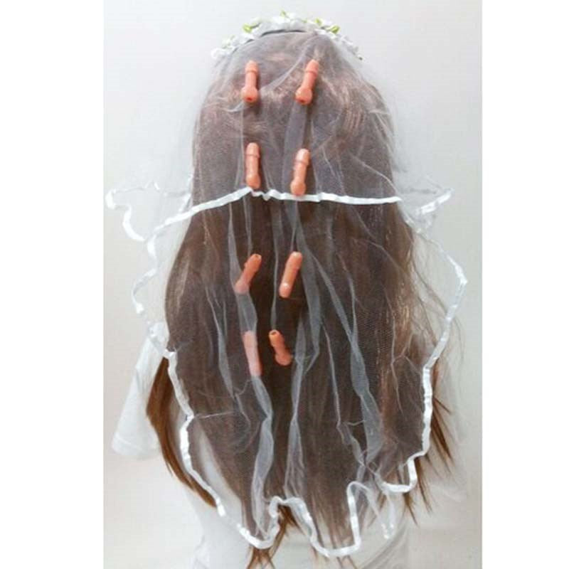Bachelorette Pecker Veil - - Fancy Dress Ups