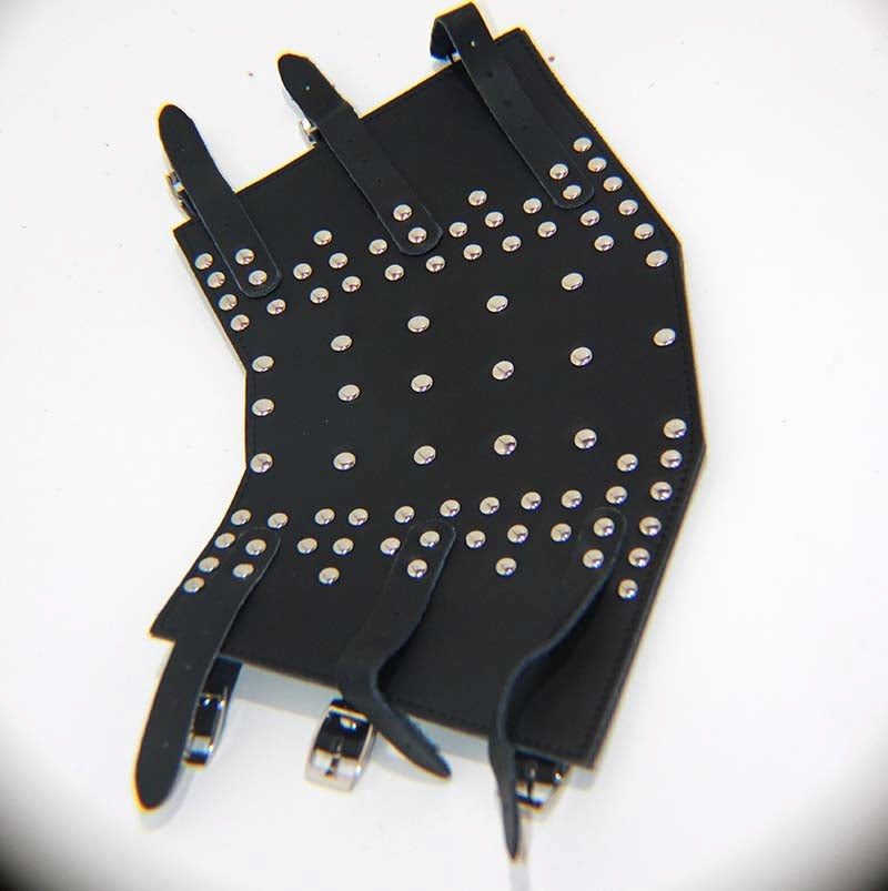 BDStyle, Buckle Up Leather Wrist Cuffs - - Collars And Cuffs