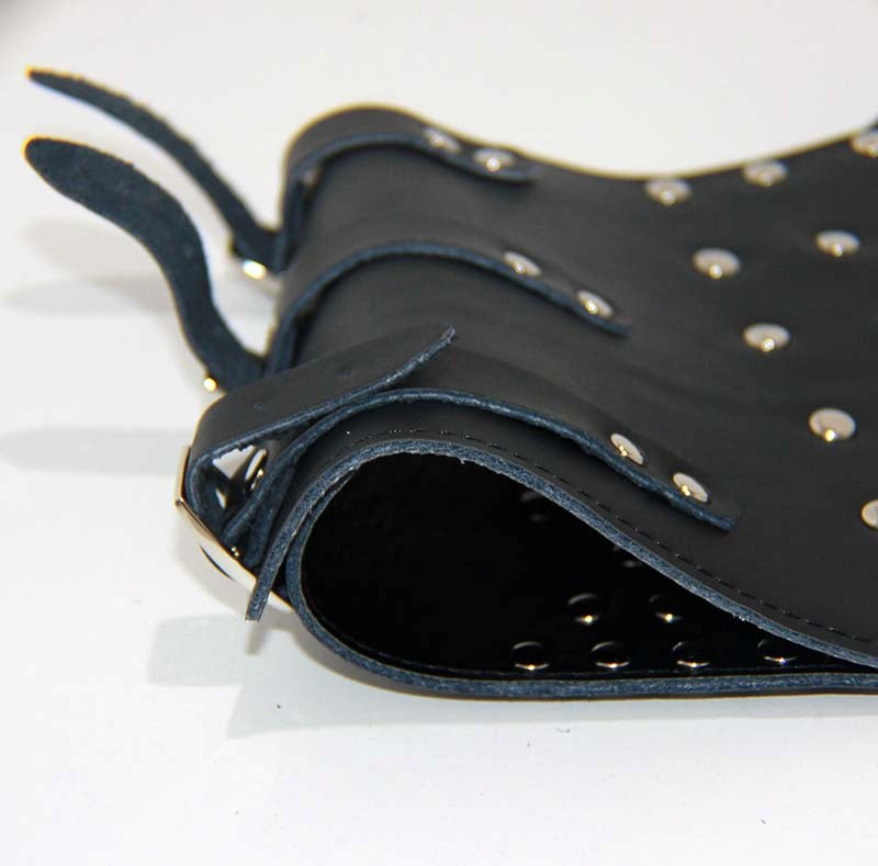 BDStyle, Buckle Up Leather Wrist Cuffs - - Collars And Cuffs