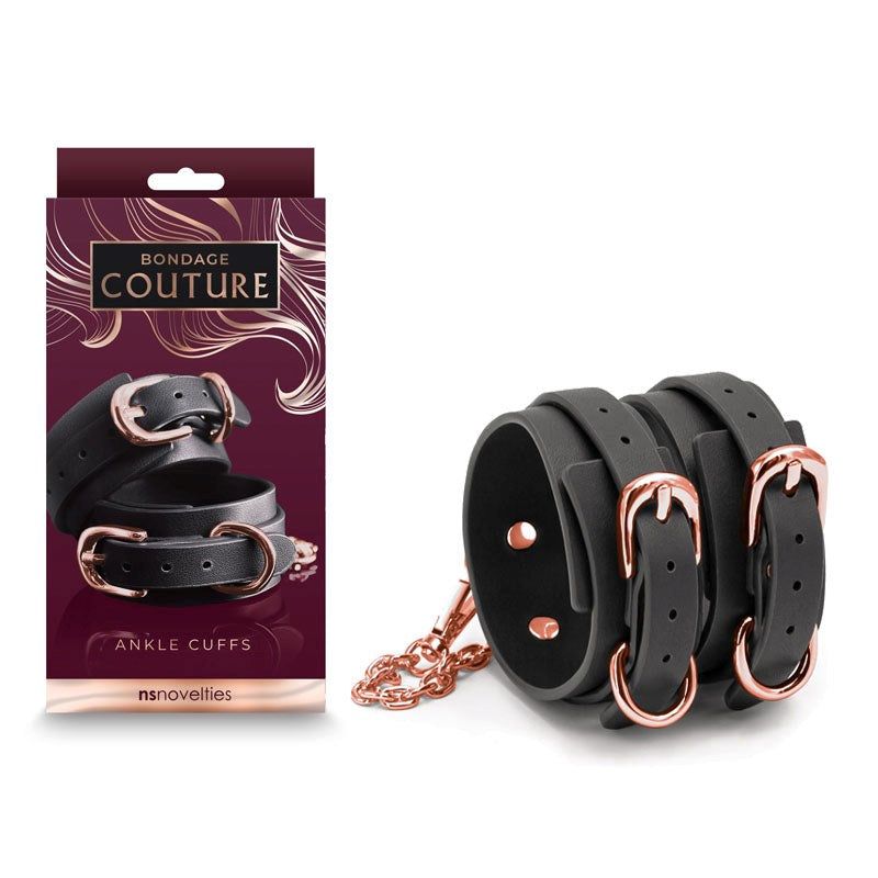 Bondage Couture Ankle Cuffs - - Collars And Cuffs
