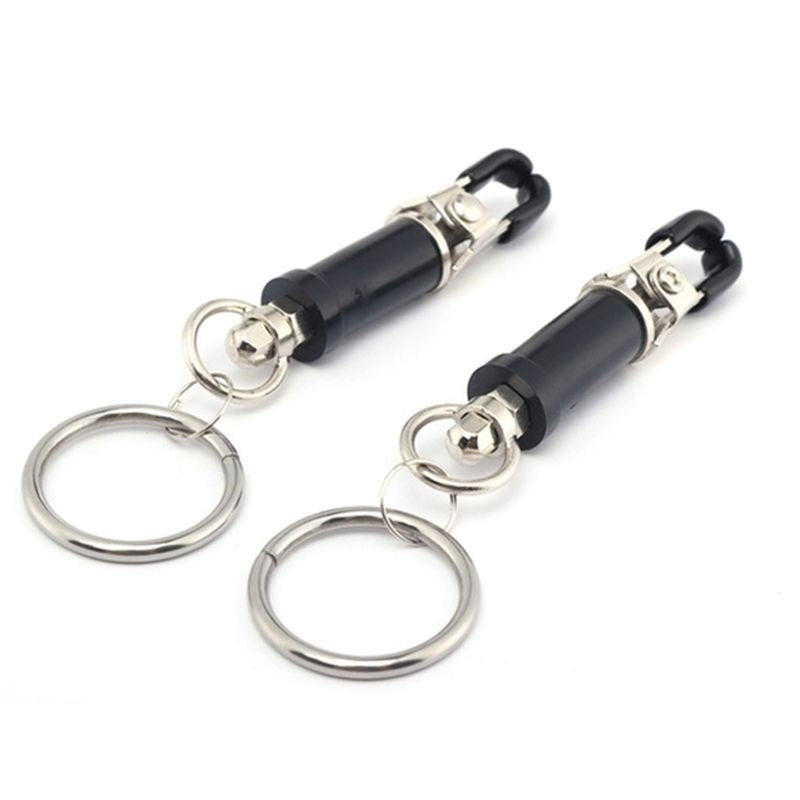 Bondage Ring Barrel Clamps - - Nipple and Clit Clamps