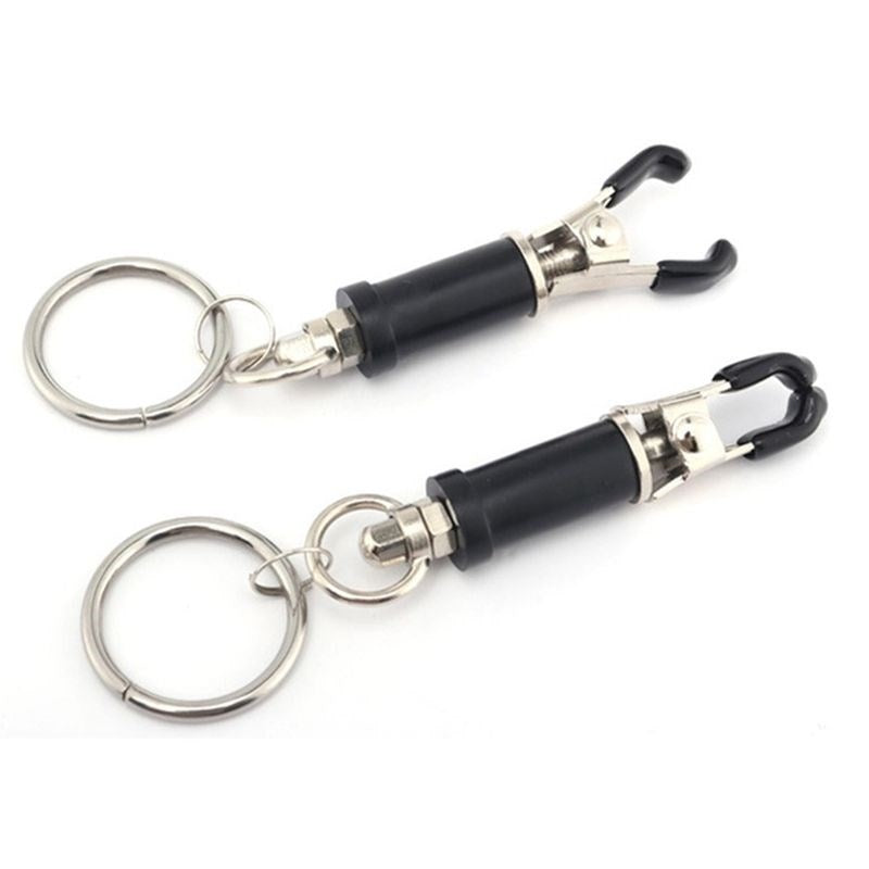 Bondage Ring Barrel Clamps - - Nipple and Clit Clamps