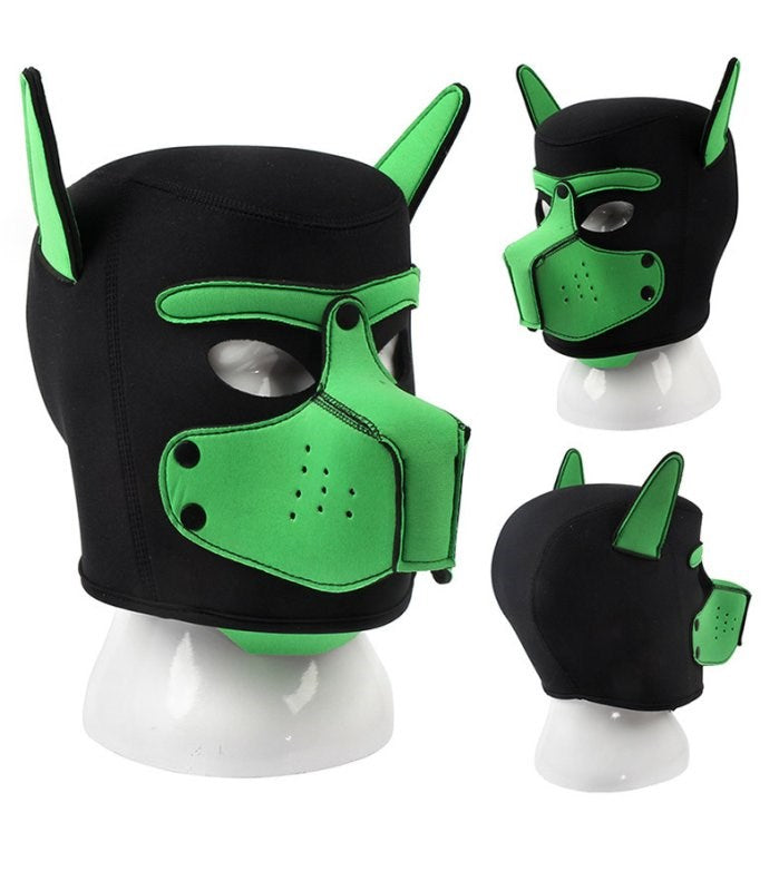 Camouflage Dog Bondage Hood - - Bondage Hoods