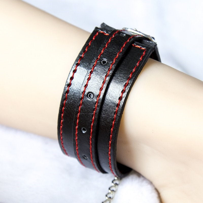 Class Single Rivet Row Cuffs - - Collars And Cuffs