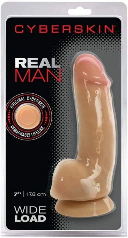 Cyberskin Real Man Wide Load - - Realistic Dildos