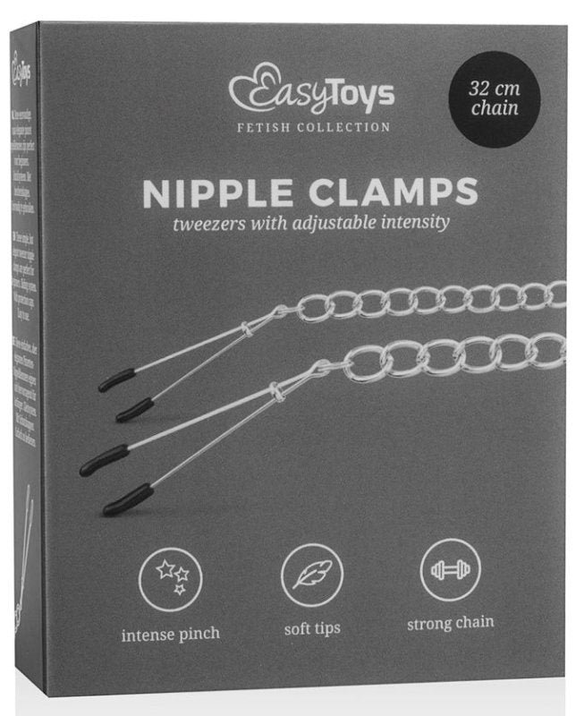 Easytoys Fetish Tweezer Nipple Clamps - - Nipple and Clit Clamps