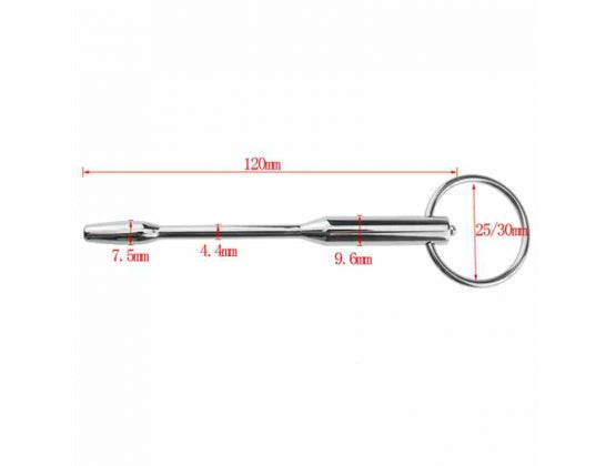 Electro Da Bomb Solid Metal Penis Plug - Electro Sex