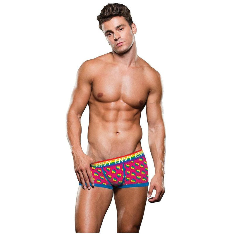 ENVY Rainbow Hearts Trunk - Mens Briefs And Boxers