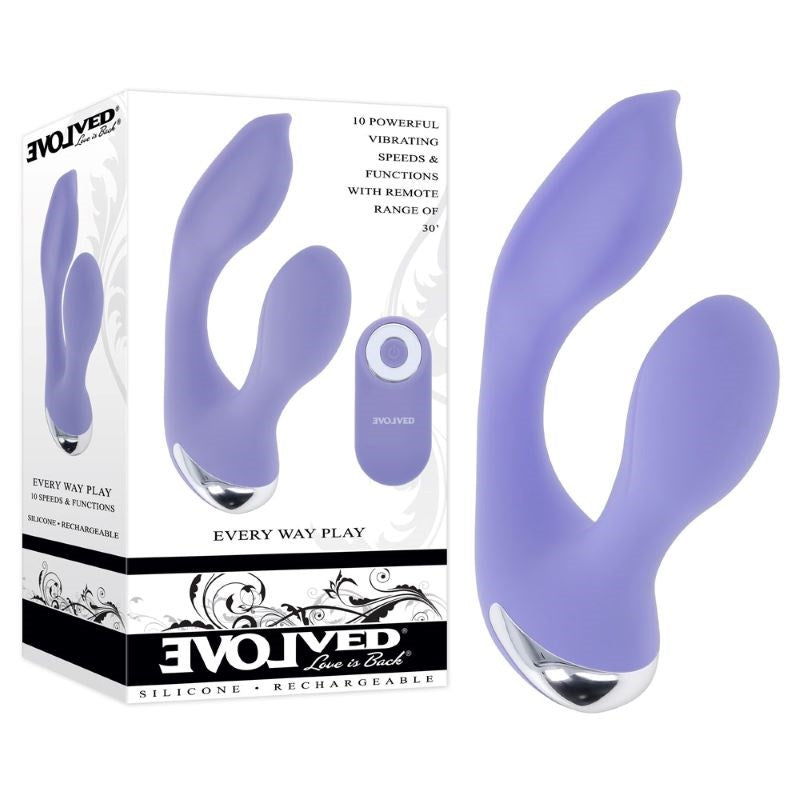 Evolved's Compact Remote-Controlled Pleasure Companion - - Rabbit Vibrators