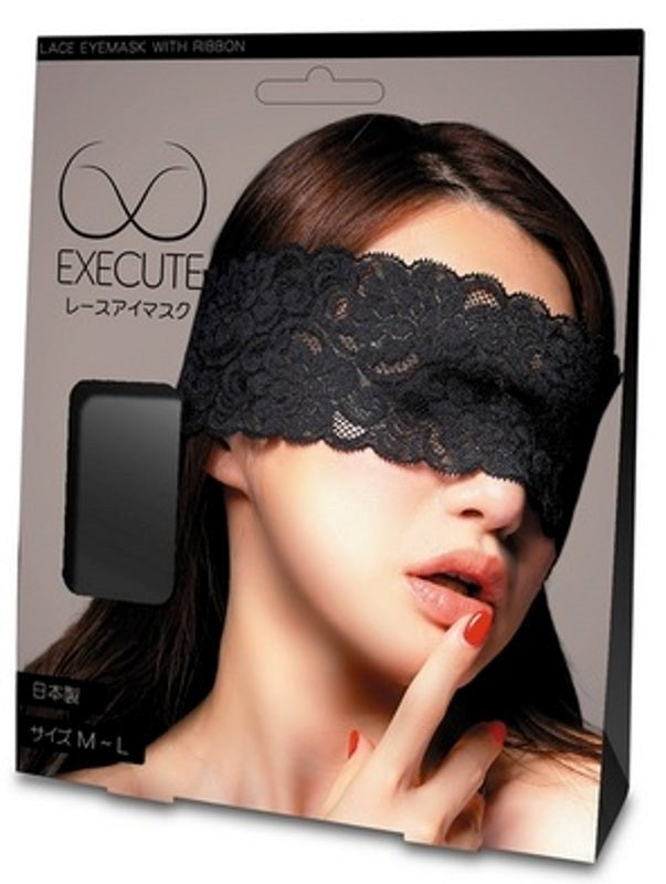 Execute Lace Eyemask with Ribbon - - Masks And Blindfolds
