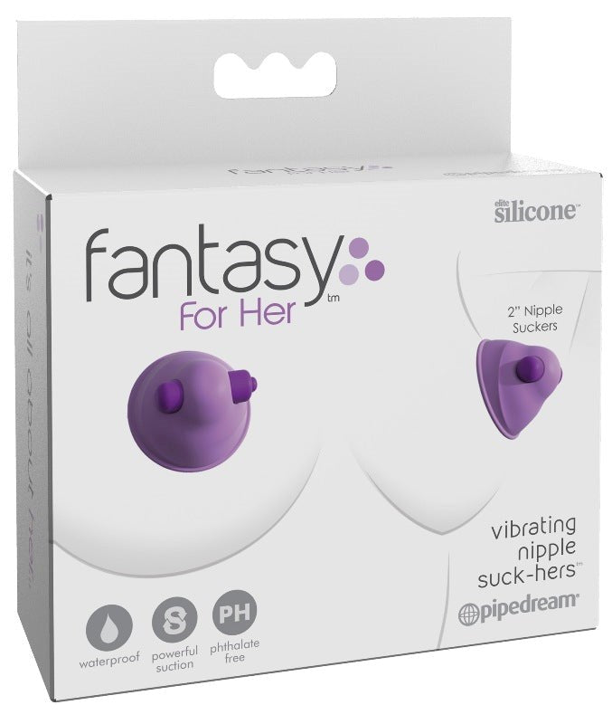 Fantasy for Her Vibrating Nipple Suck-Hers - - Breast and Nipple Toys