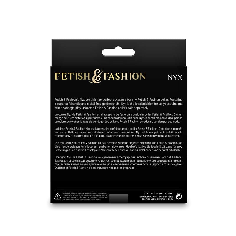 Fetish & Fashion - Nyx Leash - - Collars And Cuffs