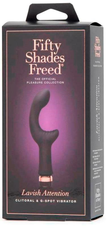 Fifty Shades Freed Lavish Attention Clitoral and G-Spot Vibrator - - Clit Ticklers and Pulsators