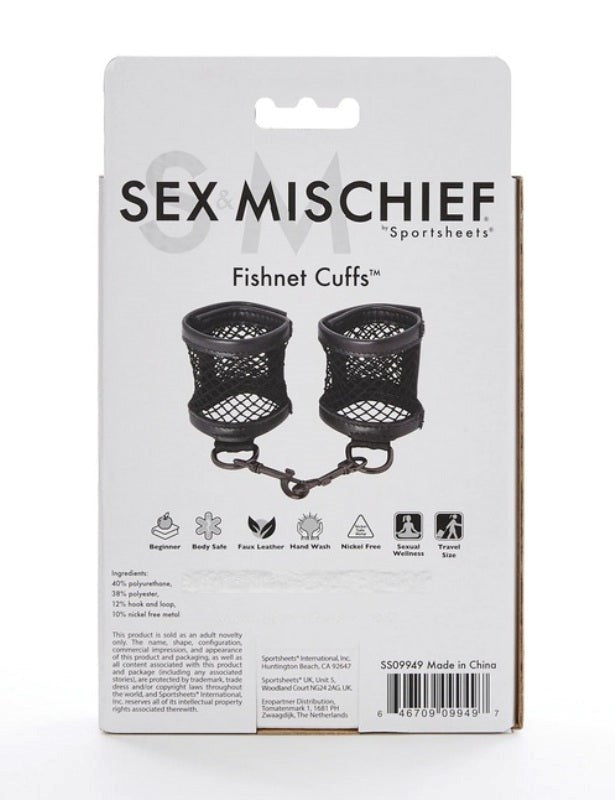 Fishnet Cuffs - - Collars And Cuffs