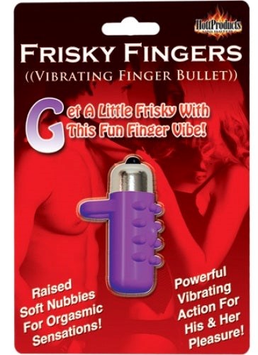 Frisky Fingers Sleeve Glow in The Dark - - Finger and Tongue Vibrators