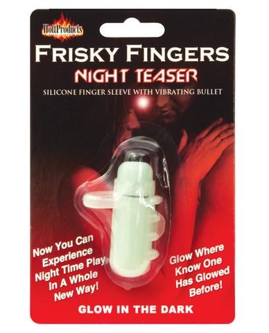 Frisky Fingers Sleeve Lavender - - Finger and Tongue Vibrators
