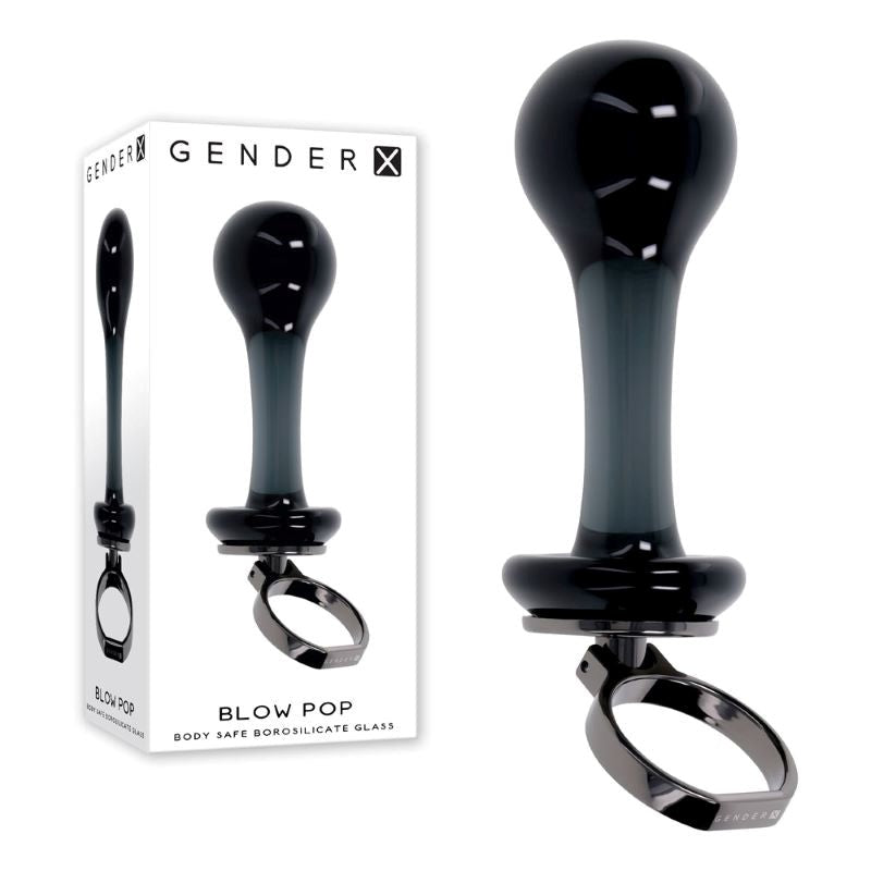 Gender X BLOW POP Glass Plug - - Glass Sex Toys