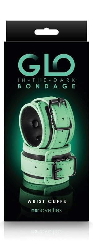 GLO Bondage Wrist Cuffs - - Collars And Cuffs