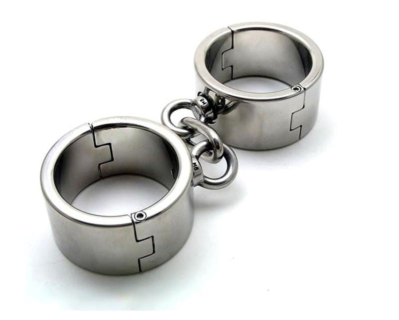 Hardcore Metal Bondage Cuffs - - Collars And Cuffs