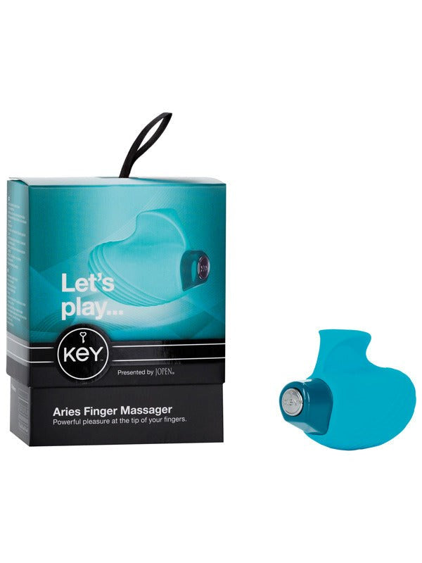 Key by Jopen Aries Blue - - Finger and Tongue Vibrators