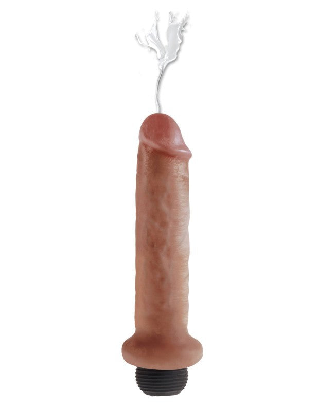 King Cock 7 in. Squirting Cock Tan - Realistic Dildos